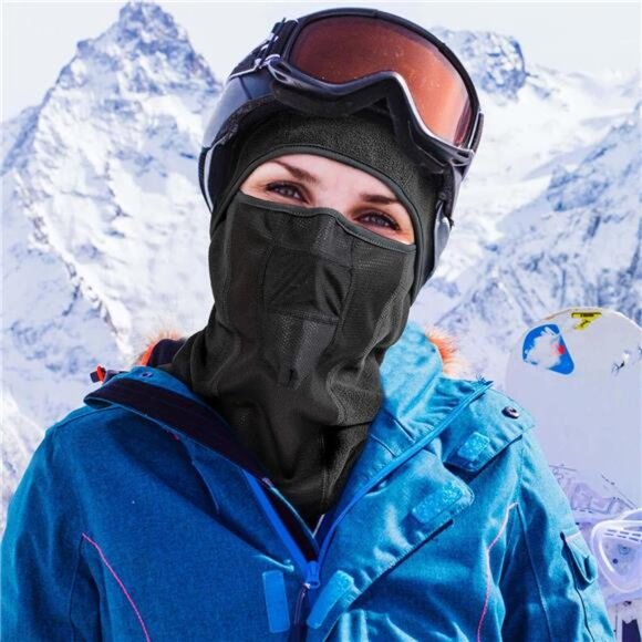 Balaclava Winter Ski Face Mask Breathable Windproof Thermal for Motorcycle - Picture 4 of 8